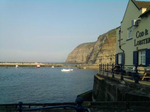 Cottages in Staithes Pubs. The Cod and Lobster, North Yorkshire Coast