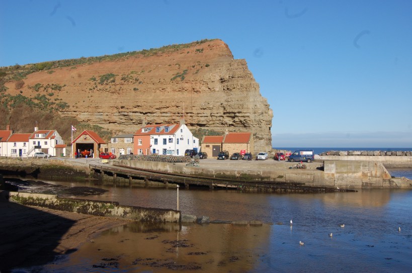 Cottage in Staithes. Staithes Lifeboat Station